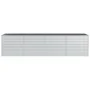Arriate de acero galvanizado plateado 320x80x77 cm de vidaXL, Maceteros y jardineras - Ref: Foro24-316890, Precio: 93,38 €, D...