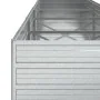 Arriate de acero galvanizado plateado 320x80x77 cm de vidaXL, Maceteros y jardineras - Ref: Foro24-316890, Precio: 93,38 €, D...