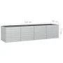 Arriate de acero galvanizado plateado 320x80x77 cm de vidaXL, Maceteros y jardineras - Ref: Foro24-316890, Precio: 93,38 €, D...