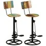 Kitchen stools 2 units recycled solid wood by vidaXL, Kitchen stools - Ref: Foro24-338219, Price: 232,84 €, Discount: %