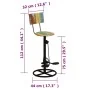 Kitchen stools 2 units recycled solid wood by vidaXL, Kitchen stools - Ref: Foro24-338219, Price: 232,84 €, Discount: %