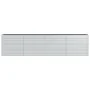 Arriate de acero galvanizado plateado 320x40x77 cm de vidaXL, Maceteros y jardineras - Ref: Foro24-316891, Precio: 95,51 €, D...