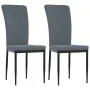 Sillas de comedor 2 unidades terciopelo gris oscuro de vidaXL, Sillas de comedor - Ref: Foro24-326094, Precio: 82,57 €, Descu...