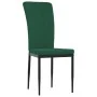 Sillas de comedor 2 unidades terciopelo verde oscuro de vidaXL, Sillas de comedor - Ref: Foro24-326095, Precio: 87,43 €, Desc...