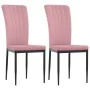 Esszimmerstühle 2 Einheiten rosa Samt von vidaXL, Essstühle - Ref: Foro24-326097, Preis: 83,55 €, Rabatt: %