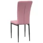 Esszimmerstühle 2 Einheiten rosa Samt von vidaXL, Essstühle - Ref: Foro24-326097, Preis: 83,55 €, Rabatt: %