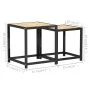 Mesas de centro 2 unidades MDF roble Sonoma de vidaXL, Mesas auxiliares - Ref: Foro24-331657, Precio: 39,74 €, Descuento: %