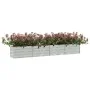 Arriate de acero galvanizado plateado 320x40x45 cm de vidaXL, Maceteros y jardineras - Ref: Foro24-316893, Precio: 61,09 €, D...