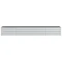 Arriate de acero galvanizado plateado 320x40x45 cm de vidaXL, Maceteros y jardineras - Ref: Foro24-316893, Precio: 61,09 €, D...