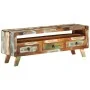 Mueble de TV madera maciza reciclada multicolor 110x30x40 cm de vidaXL, Muebles TV - Ref: Foro24-337063, Precio: 128,43 €, De...