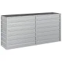 Arriate de acero galvanizado plateado 160x40x77 cm de vidaXL, Maceteros y jardineras - Ref: Foro24-316894, Precio: 59,46 €, D...