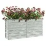 Arriate de acero galvanizado plateado 160x40x77 cm de vidaXL, Maceteros y jardineras - Ref: Foro24-316894, Precio: 59,46 €, D...
