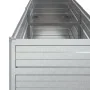 Arriate de acero galvanizado plateado 160x40x77 cm de vidaXL, Maceteros y jardineras - Ref: Foro24-316894, Precio: 59,46 €, D...