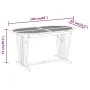 Mesa de jardín madera maciza de eucalipto 160x85x75 cm de vidaXL, Mesas de jardín - Ref: Foro24-316071, Precio: 144,27 €, Des...
