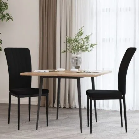 Sillas de comedor 2 unidades terciopelo negro de vidaXL, Sillas de comedor - Ref: Foro24-326099, Precio: 96,33 €, Descuento: %