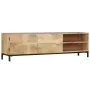 Mueble para TV madera maciza de mango 145x30x41 cm de vidaXL, Muebles TV - Ref: Foro24-247944, Precio: 278,30 €, Descuento: %