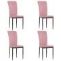 4 Esszimmerstühle aus rosa Samt von vidaXL, Essstühle - Ref: Foro24-326108, Preis: 161,35 €, Rabatt: %