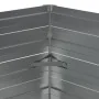 Arriate de acero galvanizado plateado 129x45 cm de vidaXL, Maceteros y jardineras - Ref: Foro24-316881, Precio: 33,72 €, Desc...