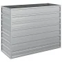 Arriate de acero galvanizado plateado 100x40x77 cm de vidaXL, Maceteros y jardineras - Ref: Foro24-316896, Precio: 43,10 €, D...