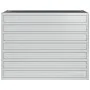 Arriate de acero galvanizado plateado 100x40x77 cm de vidaXL, Maceteros y jardineras - Ref: Foro24-316896, Precio: 43,10 €, D...
