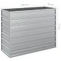 Arriate de acero galvanizado plateado 100x40x77 cm de vidaXL, Maceteros y jardineras - Ref: Foro24-316896, Precio: 43,10 €, D...