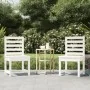 Sillas jardín 2 uds madera maciza pino blanco 50x48x91,5 cm de vidaXL, Sillas de jardín - Ref: Foro24-824026, Precio: 150,65 ...