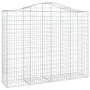 Cestas gaviones 13 uds forma de arco hierro 200x50x160/180 cm de vidaXL, Maceteros y jardineras - Ref: Foro24-3145714, Precio...
