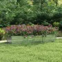 Arriate de acero galvanizado plateado 240x80x45 cm de vidaXL, Maceteros y jardineras - Ref: Foro24-316888, Precio: 56,58 €, D...