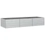 Arriate de acero galvanizado plateado 240x80x45 cm de vidaXL, Maceteros y jardineras - Ref: Foro24-316888, Precio: 56,58 €, D...