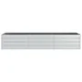 Arriate de acero galvanizado plateado 240x80x45 cm de vidaXL, Maceteros y jardineras - Ref: Foro24-316888, Precio: 56,58 €, D...
