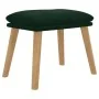 Reposapiés de terciopelo verde oscuro 45x29,5x35 cm de vidaXL, Otomanas - Ref: Foro24-341437, Precio: 35,79 €, Descuento: %