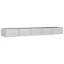 Galvanized silver steel flowerbed 400x80x45 cm by vidaXL, Pots and planters - Ref: Foro24-316899, Price: 74,44 €, Discount: %