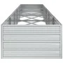Arriate de acero galvanizado plateado 400x80x45 cm de vidaXL, Maceteros y jardineras - Ref: Foro24-316899, Precio: 74,44 €, D...