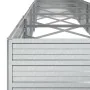 Arriate de acero galvanizado plateado 400x80x45 cm de vidaXL, Maceteros y jardineras - Ref: Foro24-316899, Precio: 74,44 €, D...