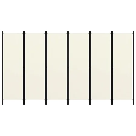 Biombo divisor de 6 paneles blanco 300x180 cm de vidaXL, Divisores de ambientes - Ref: Foro24-320727, Precio: 41,16 €, Descue...