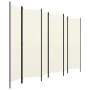 Biombo divisor de 6 paneles blanco 300x180 cm de vidaXL, Divisores de ambientes - Ref: Foro24-320727, Precio: 41,16 €, Descue...