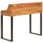 Escritorio de madera maciza de sheesham y acero 110x50x94 cm de vidaXL, Escritorios - Ref: Foro24-247964, Precio: 339,50 €, D...