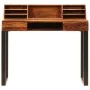 Escritorio de madera maciza de sheesham y acero 110x50x94 cm de vidaXL, Escritorios - Ref: Foro24-247964, Precio: 339,50 €, D...