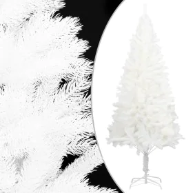 Árbol artificial de Navidad con hojas realistas blanco 120 cm de vidaXL, Arboles de navidad - Ref: Foro24-321021, Precio: 53,...