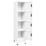 Taquilla de acero blanco 38x45x180 cm de vidaXL, Taquillas y armarios de almacenamiento - Ref: Foro24-339784, Precio: 159,60 ...