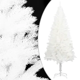 Árbol artificial de Navidad con hojas realistas blanco 240 cm de vidaXL, Arboles de navidad - Ref: Foro24-321025, Precio: 117...