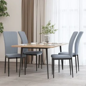 Sillas de comedor 4 unidades terciopelo gris claro de vidaXL, Sillas de comedor - Ref: Foro24-326104, Precio: 142,44 €, Descu...
