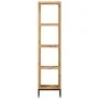 Estantería madera maciza de mango 40x30x175 cm de vidaXL, Librerías y estanterías - Ref: Foro24-247968, Precio: 244,53 €, Des...