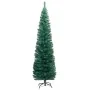 Árbol de Navidad artificial delgado y soporte PVC verde 210 cm de vidaXL, Arboles de navidad - Ref: Foro24-320951, Precio: 56...