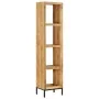 Estantería madera maciza de mango 40x30x175 cm de vidaXL, Librerías y estanterías - Ref: Foro24-247968, Precio: 244,53 €, Des...