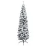 Árbol de Navidad artificial delgado verde con nieve PVC 240 cm de vidaXL, Arboles de navidad - Ref: Foro24-320956, Precio: 62...