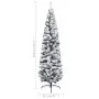 Árbol de Navidad artificial delgado verde con nieve PVC 240 cm de vidaXL, Arboles de navidad - Ref: Foro24-320956, Precio: 62...