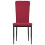 Sillas de comedor 4 unidades terciopelo rojo tinto de vidaXL, Sillas de comedor - Ref: Foro24-326109, Precio: 201,80 €, Descu...