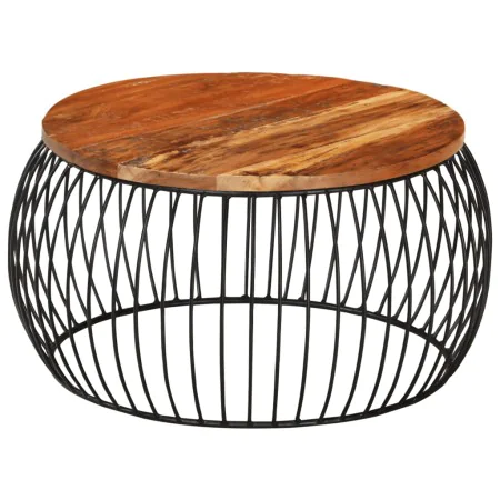 Mesa de centro de madera maciza reciclada Ø68 cm de vidaXL, Mesas de centro - Ref: Foro24-338022, Precio: 120,46 €, Descuento: %