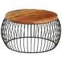 Mesa de centro de madera maciza reciclada Ø68 cm de vidaXL, Mesas de centro - Ref: Foro24-338022, Precio: 120,46 €, Descuento: %